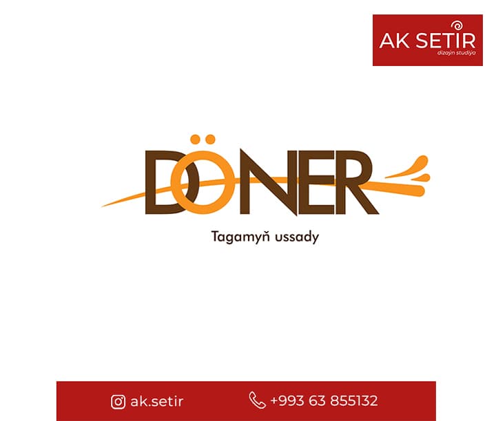 logo oluşturma — "ak setir" dizaýn studiýa ürünü