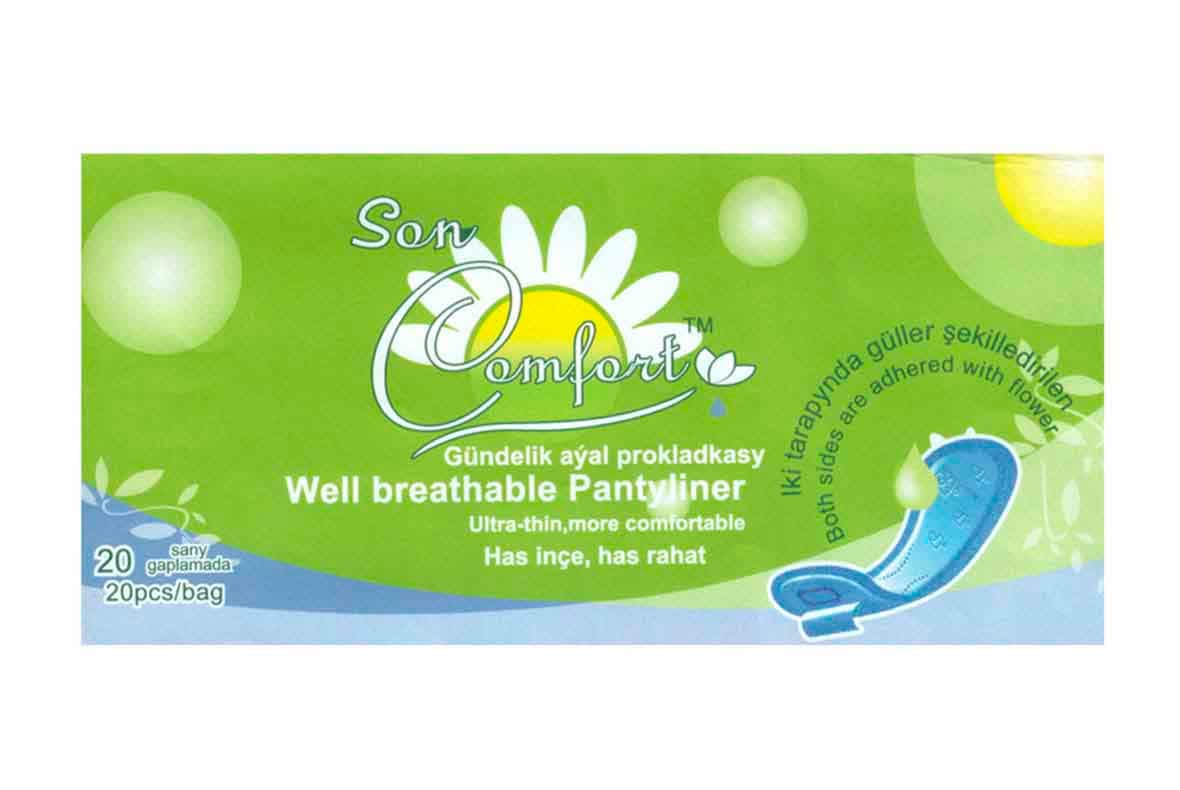 daily women pads ''SEN COMFORT'' 160mm in a soft package 20 pcs — product photo