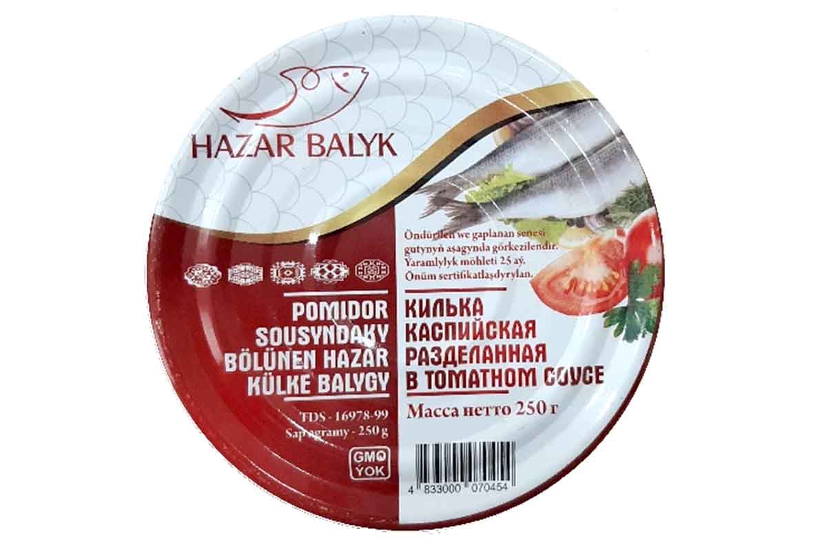килька каспийская разделанная в томатном соусе — product photo