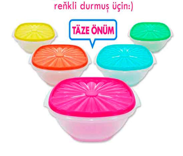 plastic container 1,2 / 2 / 4 lt — product photo