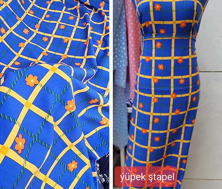 silk staple 1 meter — product photo