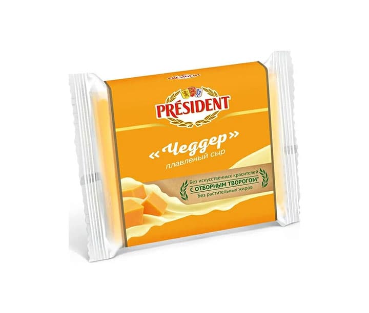 çalynýan peýnir "President" çedar