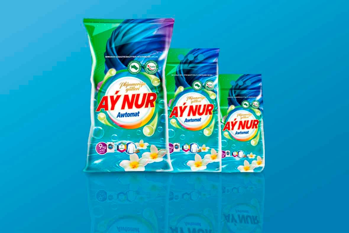 Стиральный порошок "Ак нур колор" 3 кг. — product photo