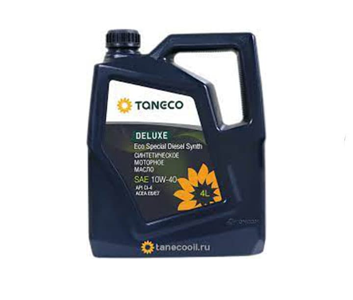 synthetic motor oil "TANECO Deluxe Eco Special Diesel Synth" SAE 10W-40 — product photo