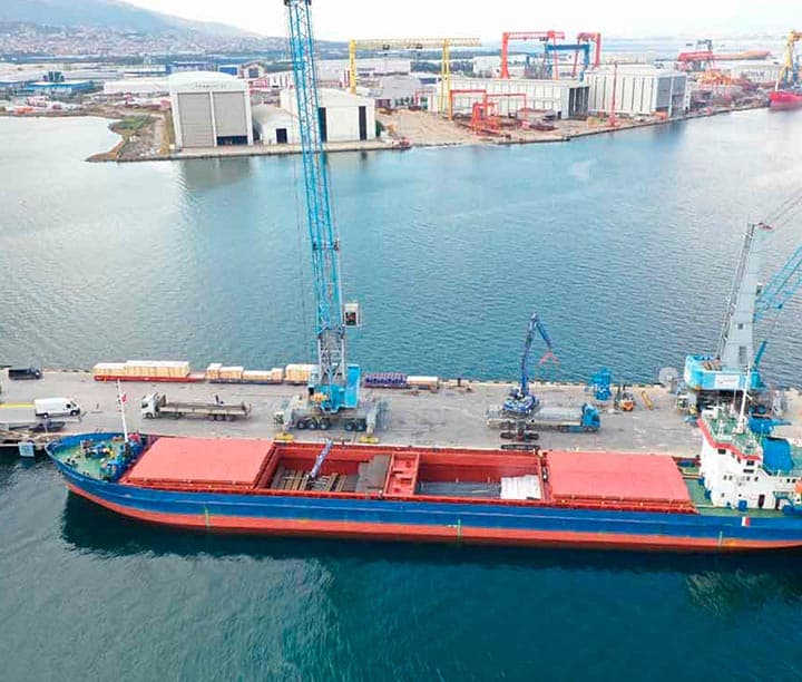 heavy lift & project cargo service to Caspian sea via Turkey and Black Sea — product by Suvari