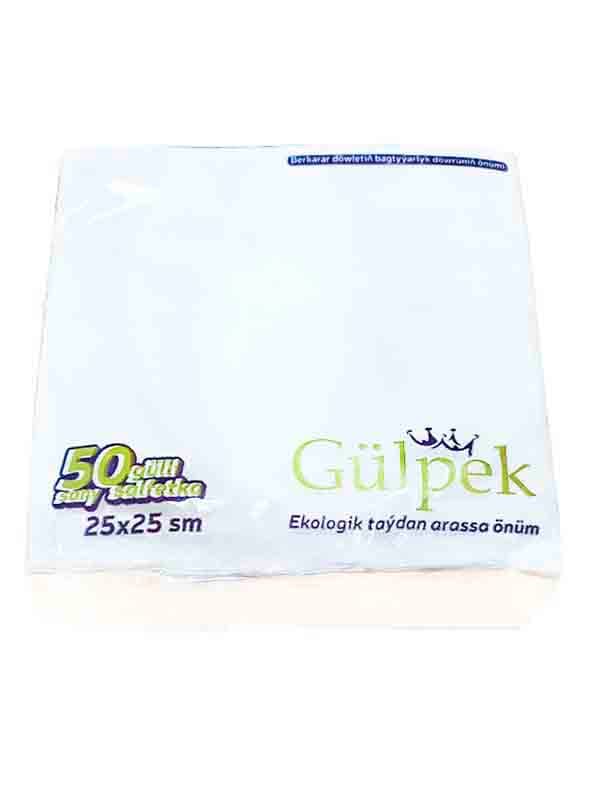 33x33 reňkli salfetka 2 gatly 50 ýaprak
