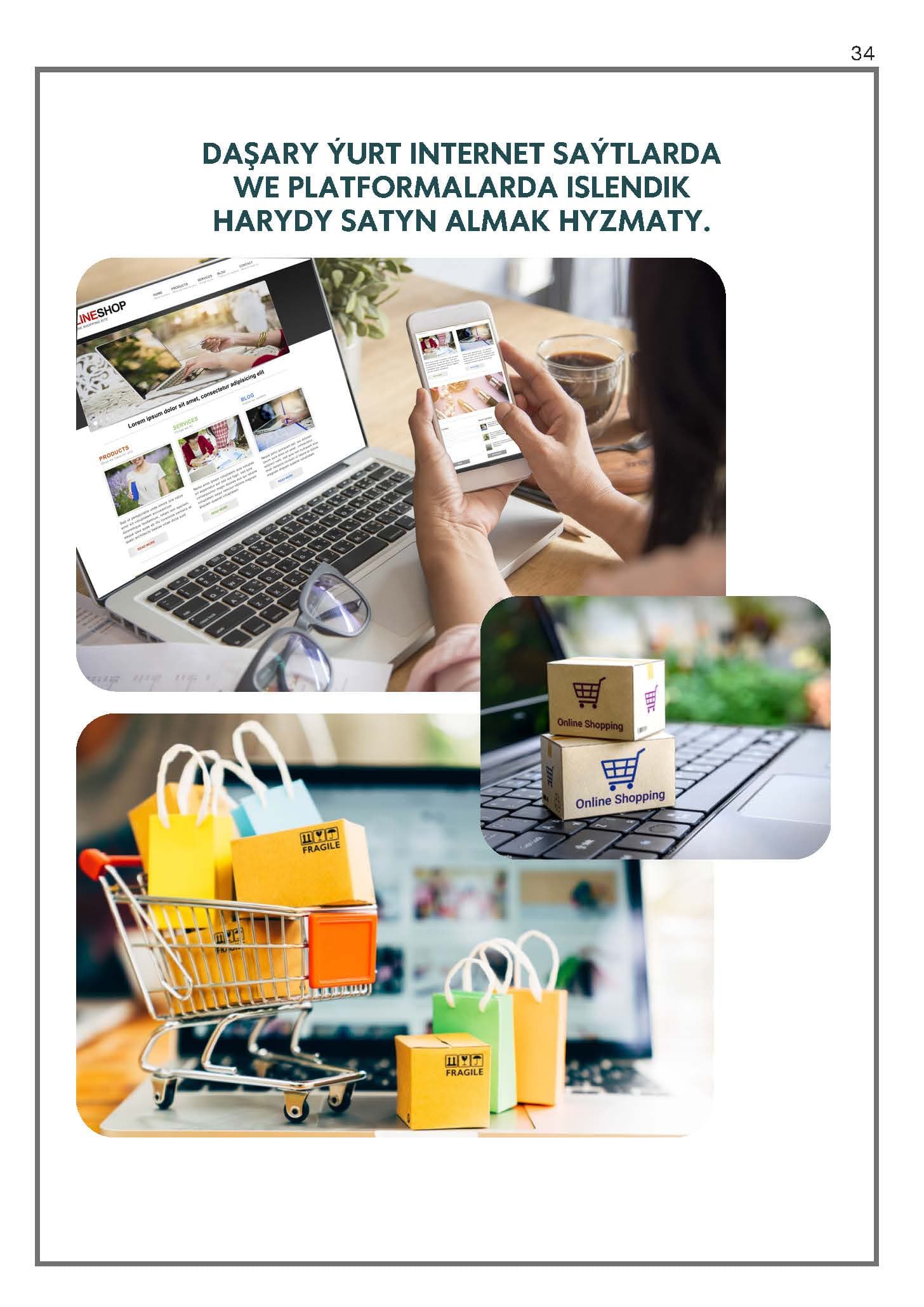 Internet ulgamlaryndan söwda etmek mümkinçiligi — fotoğraf 2