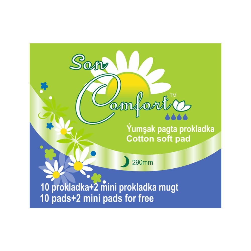 прокладки женские ''SEN COMFORT'' 290 mm soft 6182 — product photo