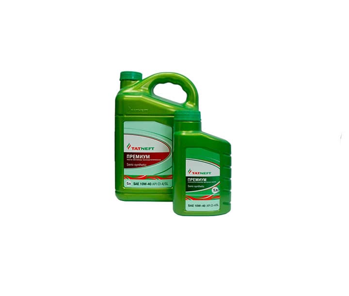 ýarym sintetik motor ýagy "Tatneft Premium" SAE 10W-40 — Demirgazyk Söwda Ýoly önümi