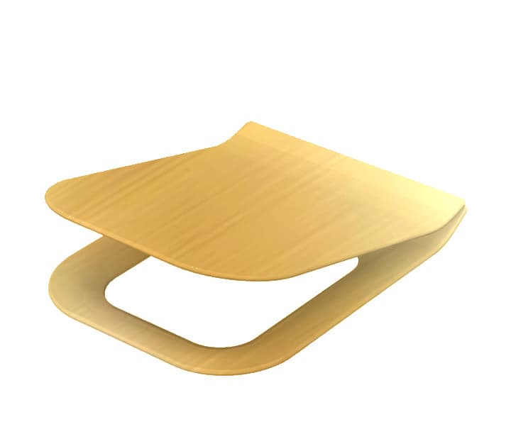 IDEVIT HALLEY ULTRA SLIM KLOZET KAPAK ALTIN RENKLI — product photo