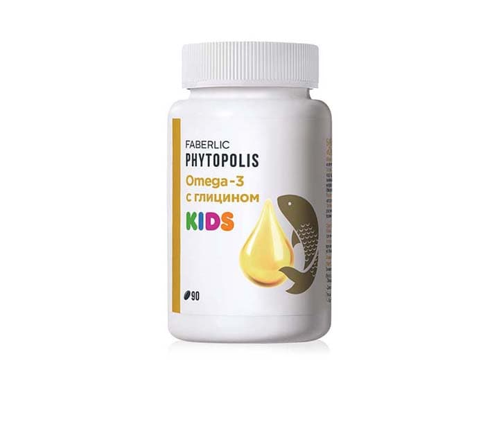 Биологически активная добавка к пище Omega-3 с глицином Kids — product photo