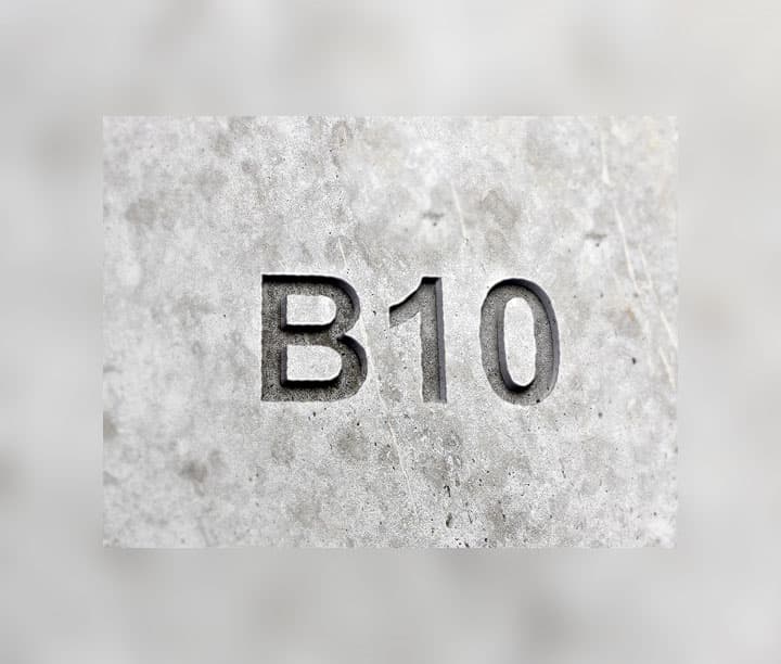 concrete B-10 — product photo