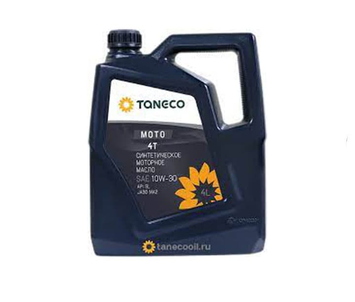 масло моторное синтетическое "TANECO Moto 4T" SAE 10W-40 — product photo