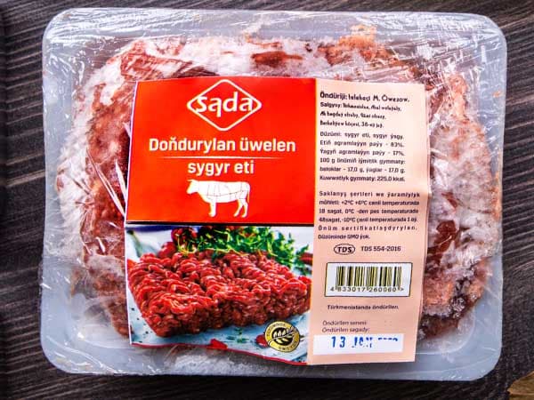 Doňdurylan sygyryň üwelen eti 1kg.