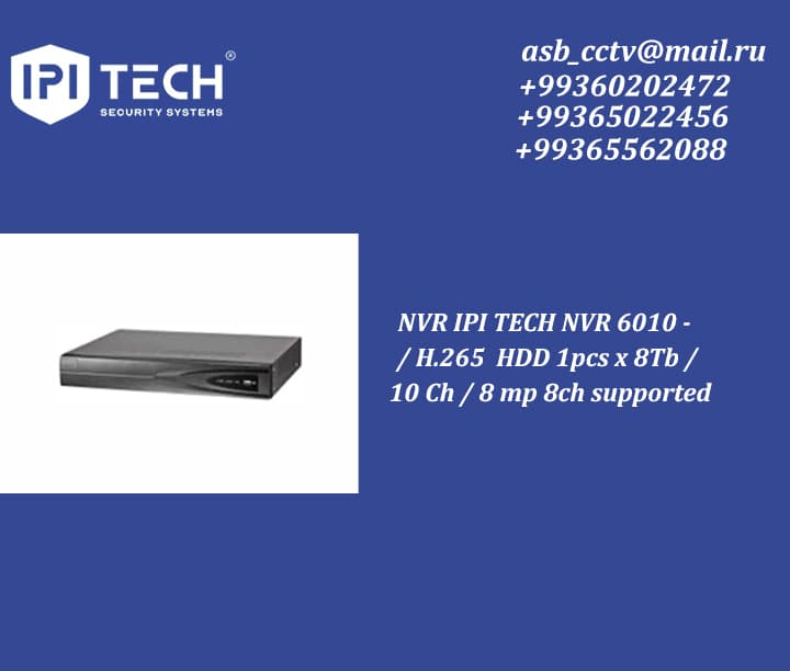 NVR IPI TECH NVR 6010 — product photo