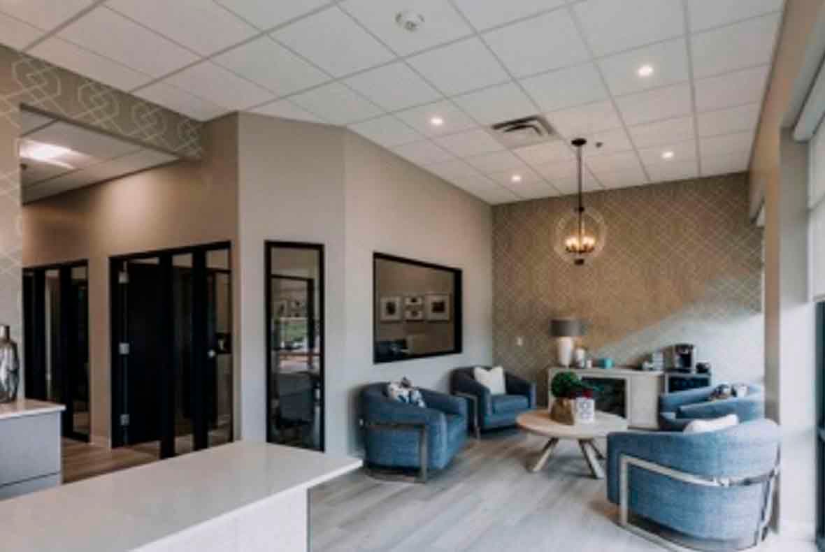 PVC laminated accoustic gypsum ceiling — product photo