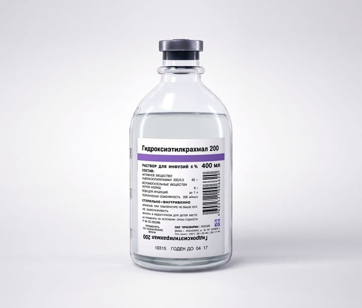 hydroxyethyl starch — product photo