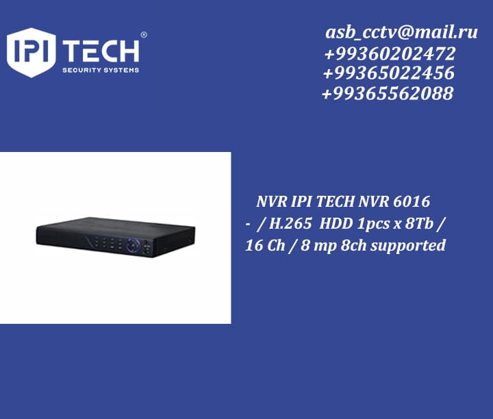 NVR IPI TECH NVR 6016 — product photo