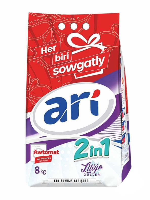 el yıkama ve makine için çamaşır tozu “Ari”