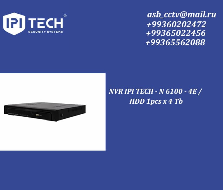NVR IPI TECH - N 6100 — product photo