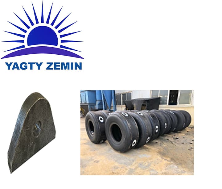 Tyres , holder for fenders and pad eye