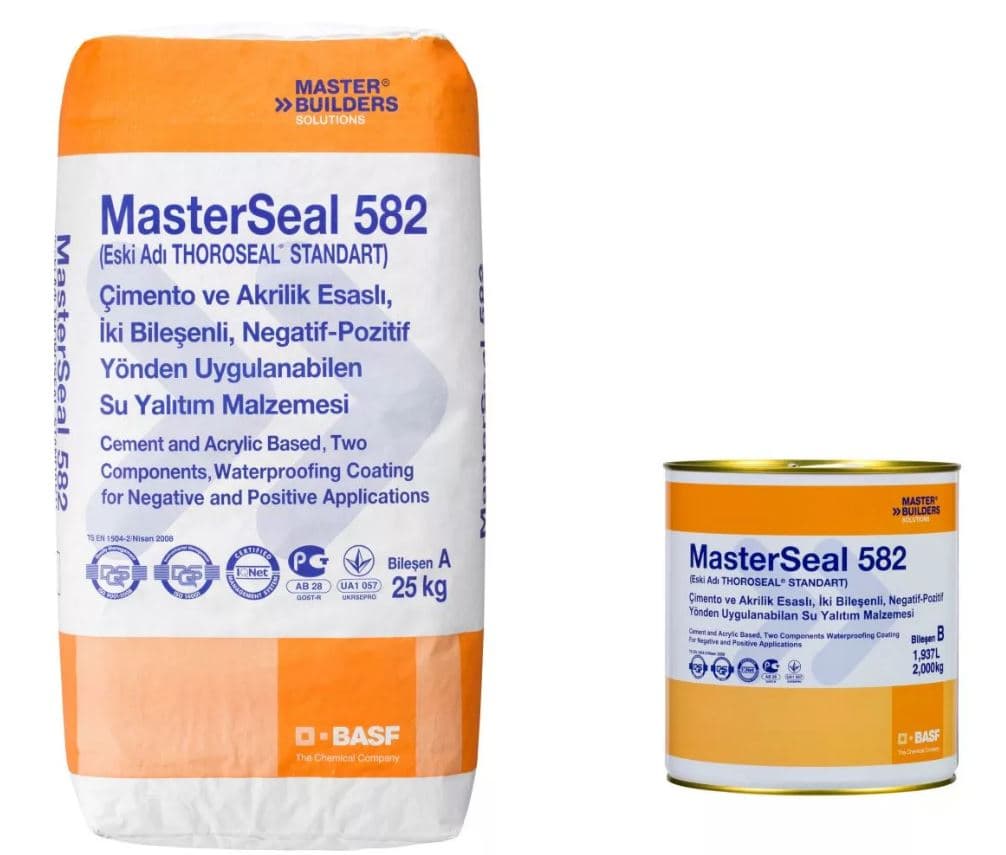 MasterSeal 582 (positive-negative waterproofing for swimming pools and any interior) — product photo