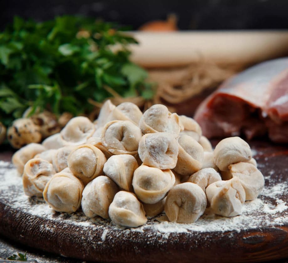 манты из мяса индейки — product photo