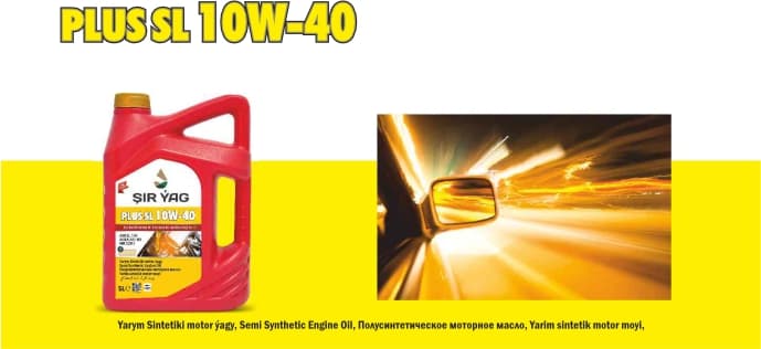 PLUS SL 10W-40 — ŞIR ÝAG ürünü