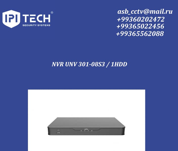 NVR UNV 301-08S3 / 1HDD — ürün fotoğrafı