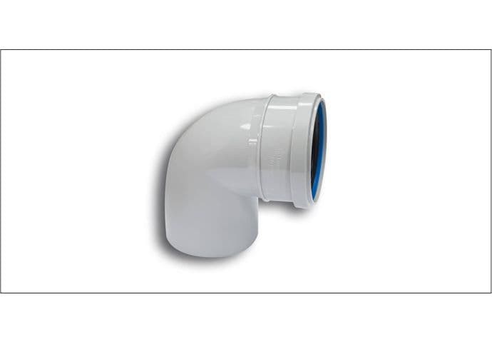 PE Sewage Pipe Connecting Elbow DN110/87° — product photo