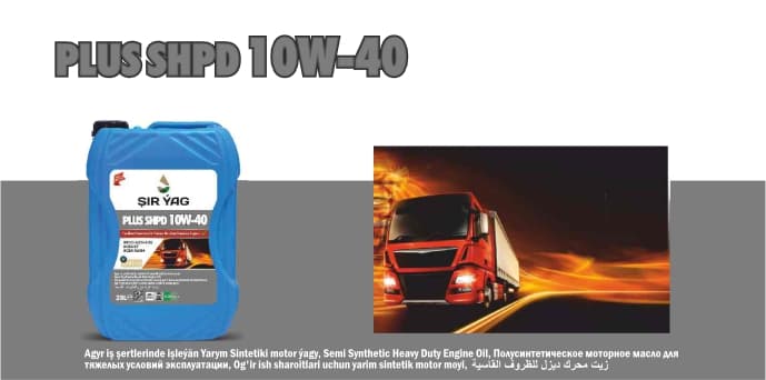 PLUS SHPD 10W-40 — ŞIR ÝAG ürünü
