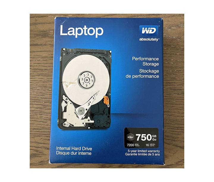 HDDNOT.750GB WD — product photo