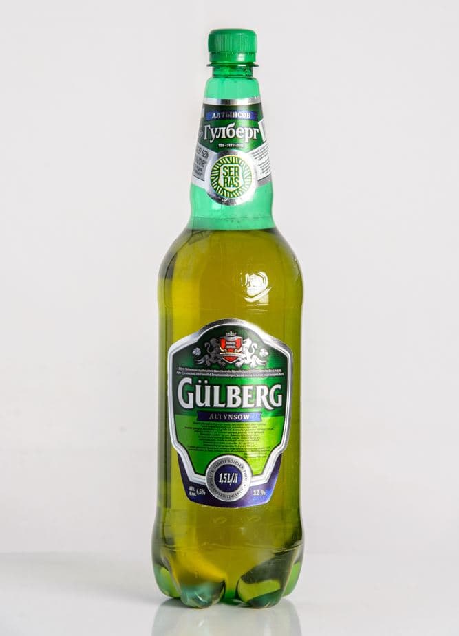 "Gülberg"  Altynsow piwosy alk 4.5% 1,5 litr
