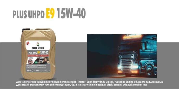 PLUS UHPD E9 15W-40 — ŞIR ÝAG önümi
