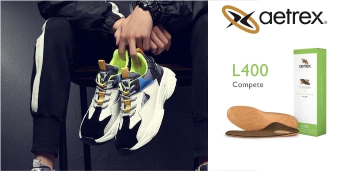 Men’s insoles L400 — product by Aetrex