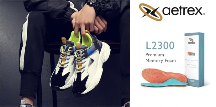 Men’s insoles L2300 — product by Aetrex