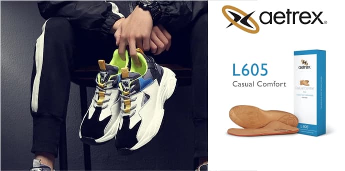 Men’s insoles L605 — product by Aetrex