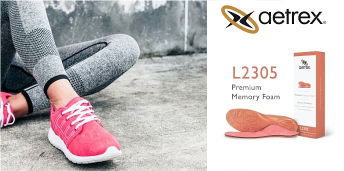Kadın tabanlıkları L2305 — Aetrex ürünü