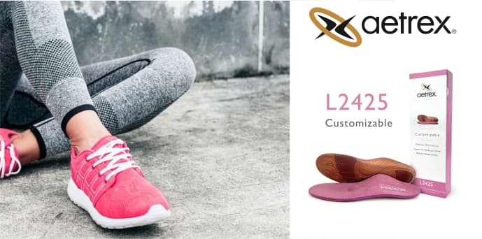 Kadın tabanlıkları L2425 — Aetrex ürünü