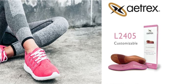 Kadın tabanlıkları L2405 — Aetrex ürünü