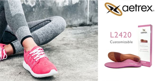 Kadın tabanlıkları L2420 — Aetrex ürünü