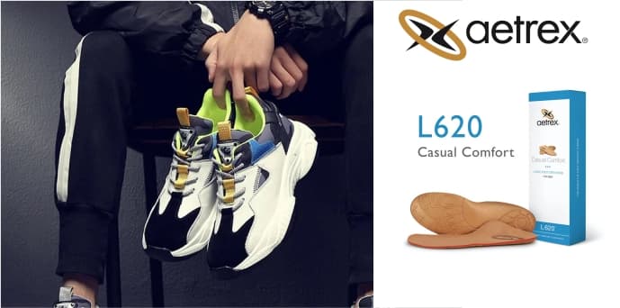 Men’s insoles L620 — product by Aetrex