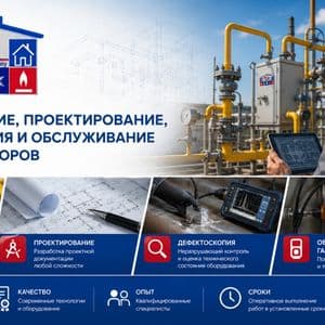 Gas supply works, design works, defectoscopy and gas analyzer works — product photo