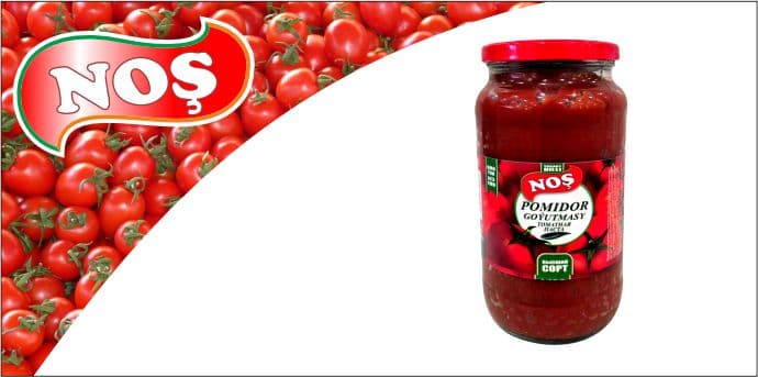 Yüksek kaliteli Domates Salçası 'Nosh boln' 1000 gr TDS 963-2017 — Parasatly Ülke ürünü