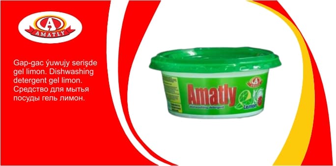 Dishwashing detergent gel limon 200g — product by "Аматлы" Моющие Средства