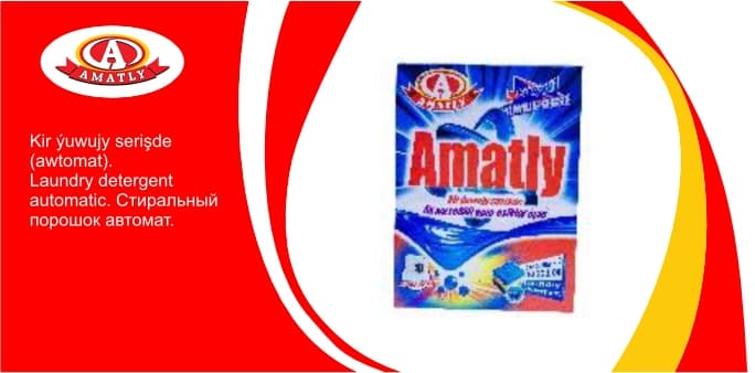 Kir ýuwujy serişde (awtomat) 380g — "Аmatly" Ýuwujy Serişdeleri önümi