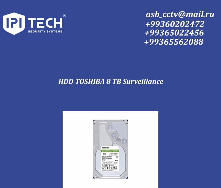 HDD TOSHIBA 8 TB Surveillance — Ipi Tech önümi