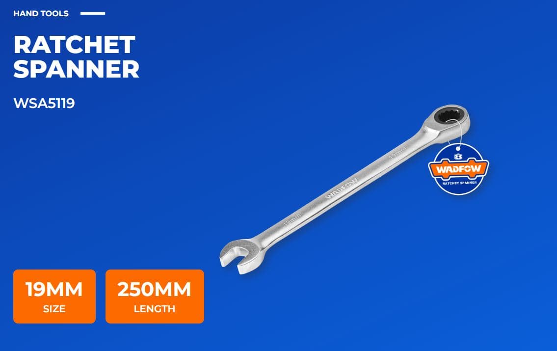 Ratchet Spanner 19mm Size — ürün fotoğrafı