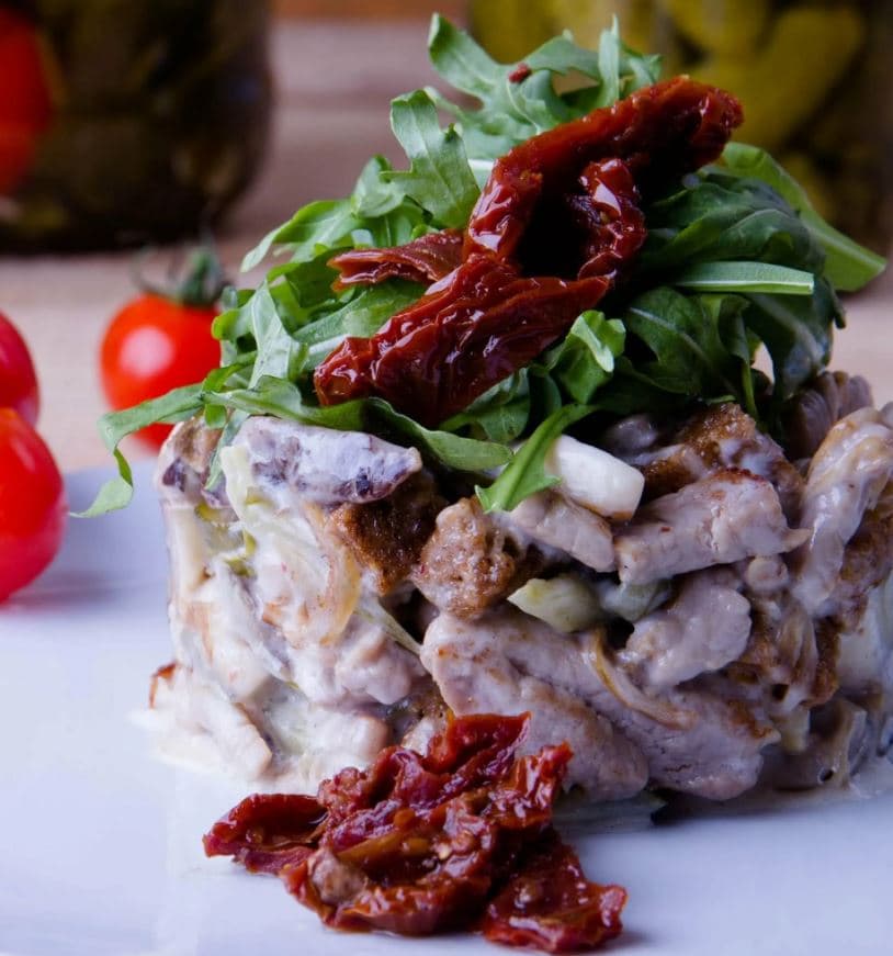 салаты из мяса — фото товара