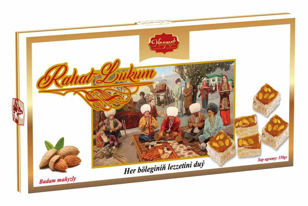 badam maňyzly "Rahat-lukum" 350 gr — Rahat Lukum ürünü